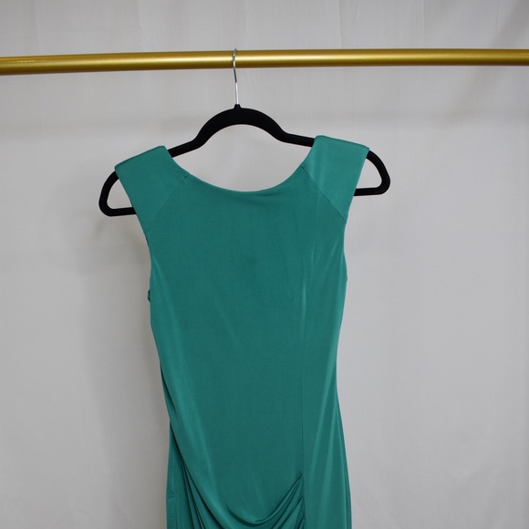 Green Slip on Dress - Picture 5 of 5